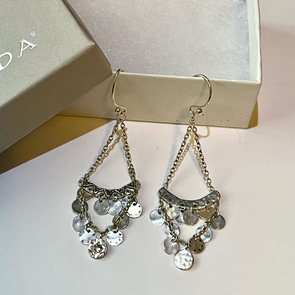 Silpada Vintage Confetti Chandelier Earrings